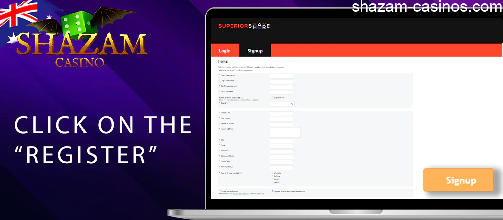 Complete registration and become a Shazam partner