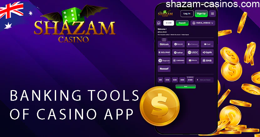 Shazam app processes financial transactions