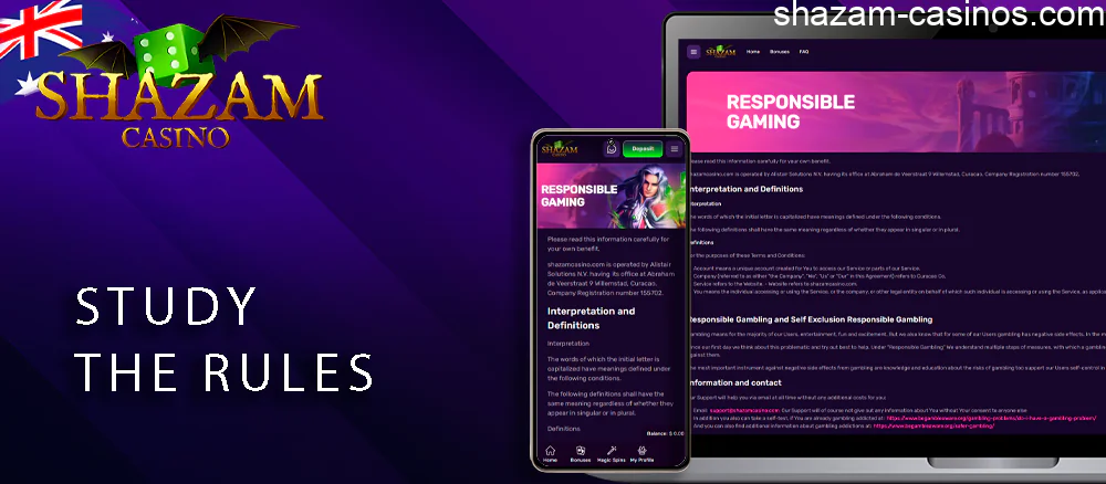 Study the Shazam rules