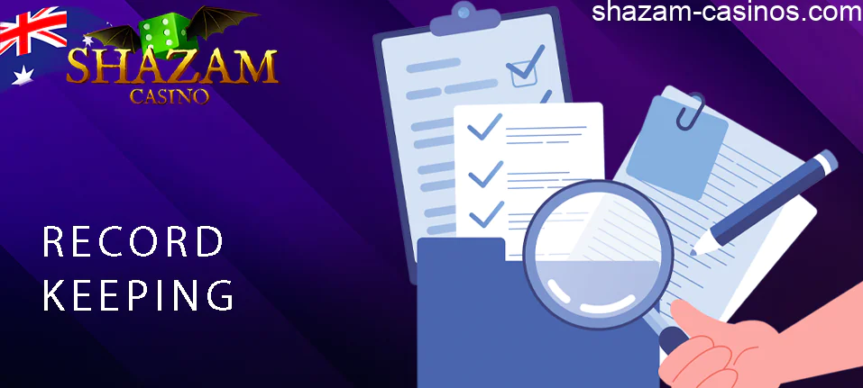 Shazam Casino Australia is required to retain all identification data
