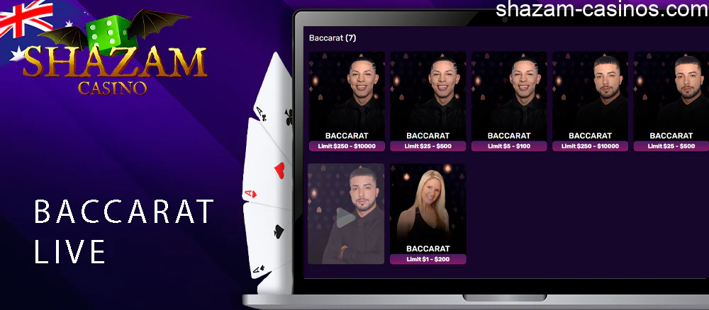 Baccarat is an immersive game of Shazam casino
