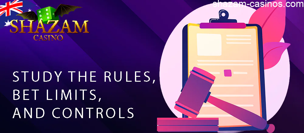 Learn the Shazam casino rules