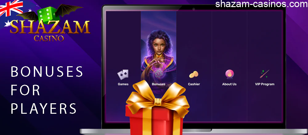 Promotional incentives of Shazam Casino in Australia