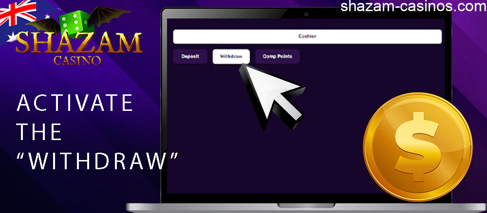 Shazam casino Withdraw