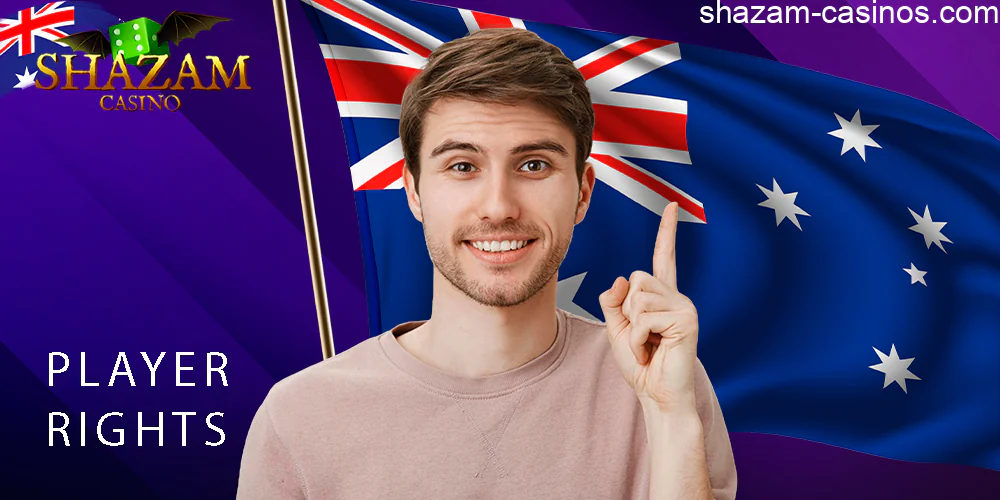 Shazam casino Australian player rights