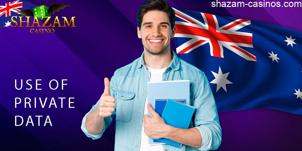 How Shazam casino Australia uses personal details