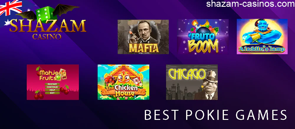 Popular Pokie Games on Shazam Casino