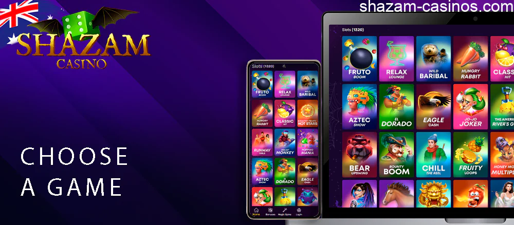 Choose a Shazam game you are interested in