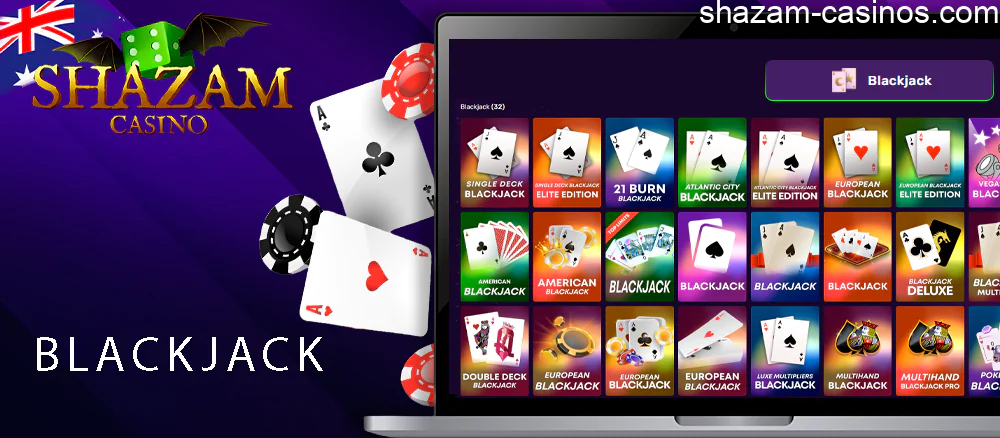 Blackjack in Shazam