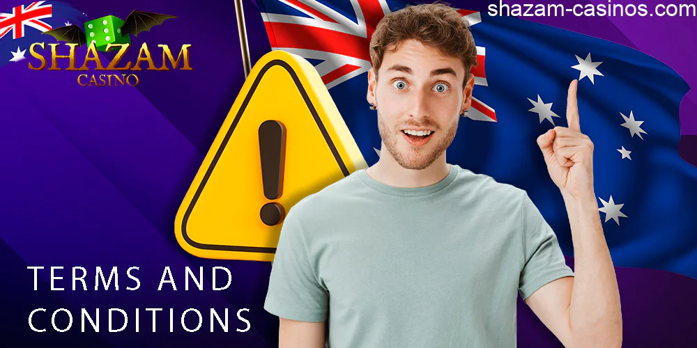 Shazam Terms and Conditions is a document that reflects the rules