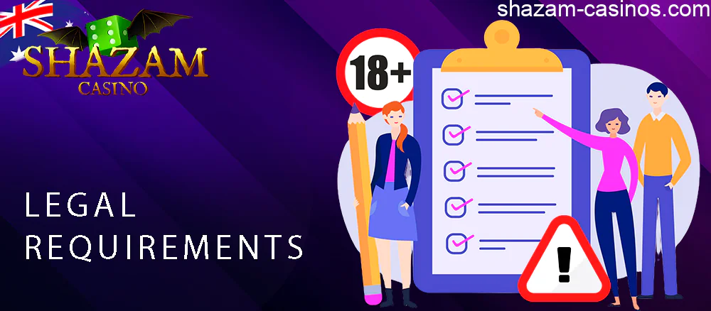 Shazam players ensure that they meet certain requirements in advance