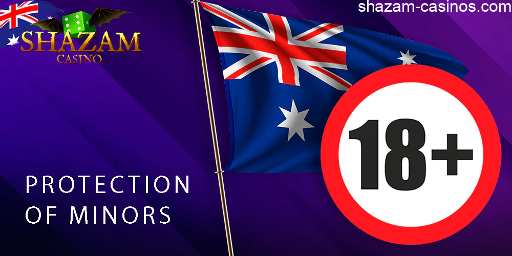 Person must be 18 years old in order to access the services Shazam