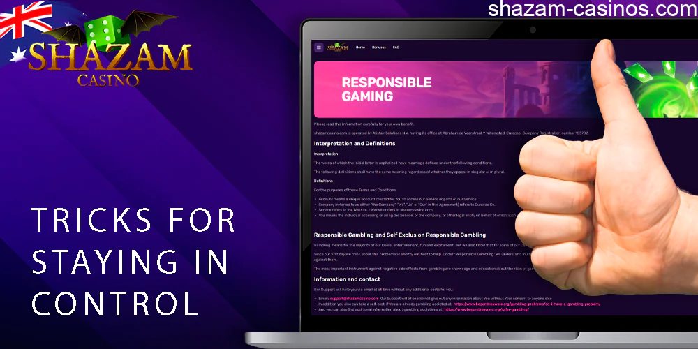 Shazam Casino Australia already has effective tips